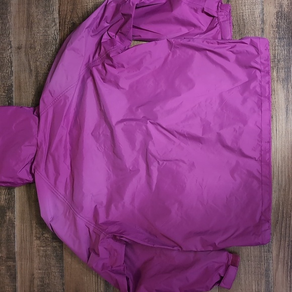 Vintage L.L. Bean GORETEX Soft Shell Waterproof Hooded Jacket Size Large in Pink - Picture 10 of 14